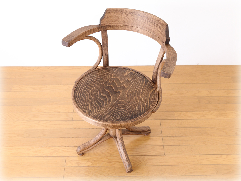 OC0062DO トンTON ベントウッドレボルビングチェアNo503コントールKONTOR/ダーク・オイル